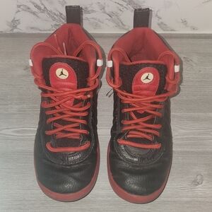 Jordan Jumpman Pro Kids Sneakers in Black and Red 4Y